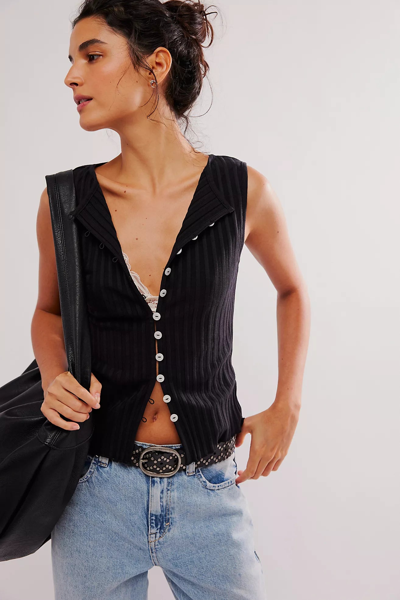 Tilly Vest - Black