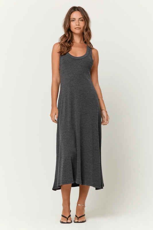 Yuma Tank Dress - Black