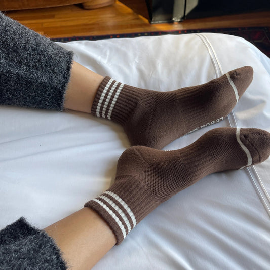 Girlfriend Socks - Mohogany
