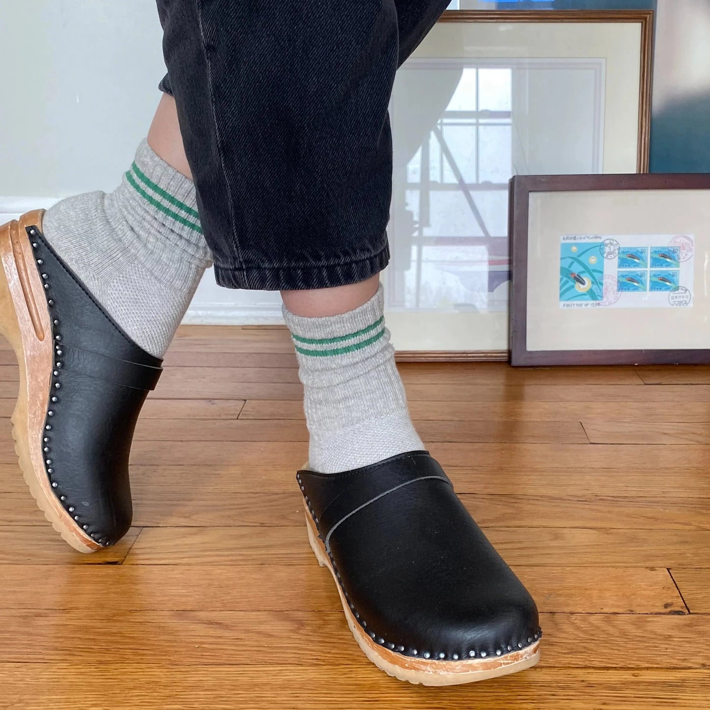 Boyfriend Socks - Light Grey