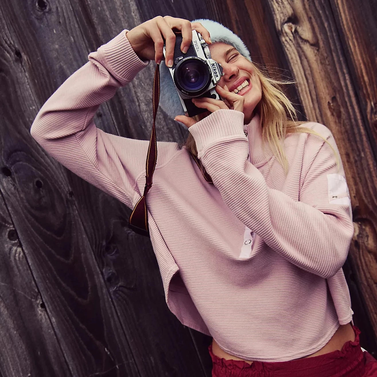 So Fly Henley - Rose Quartz