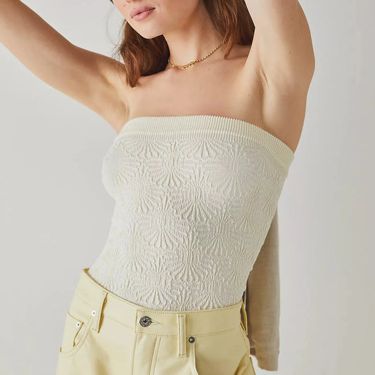 Love Letter Tube Top - Ivory