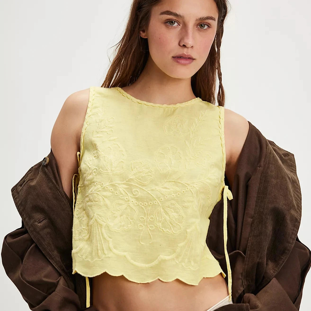 Faded Gardens Tank - Summer Lemonade