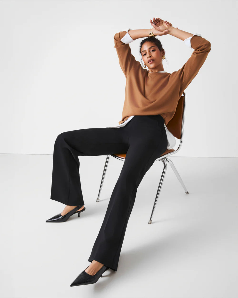 SPANXsupersmooth™ Ponte Wide Leg Pant - Black