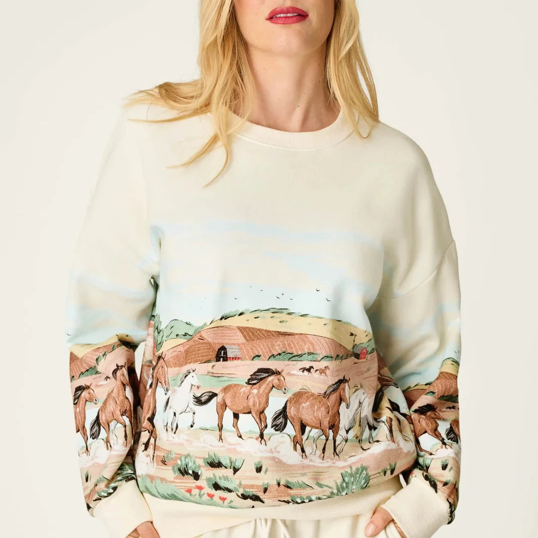 Untamed Spirit Sweatshirt - Nude