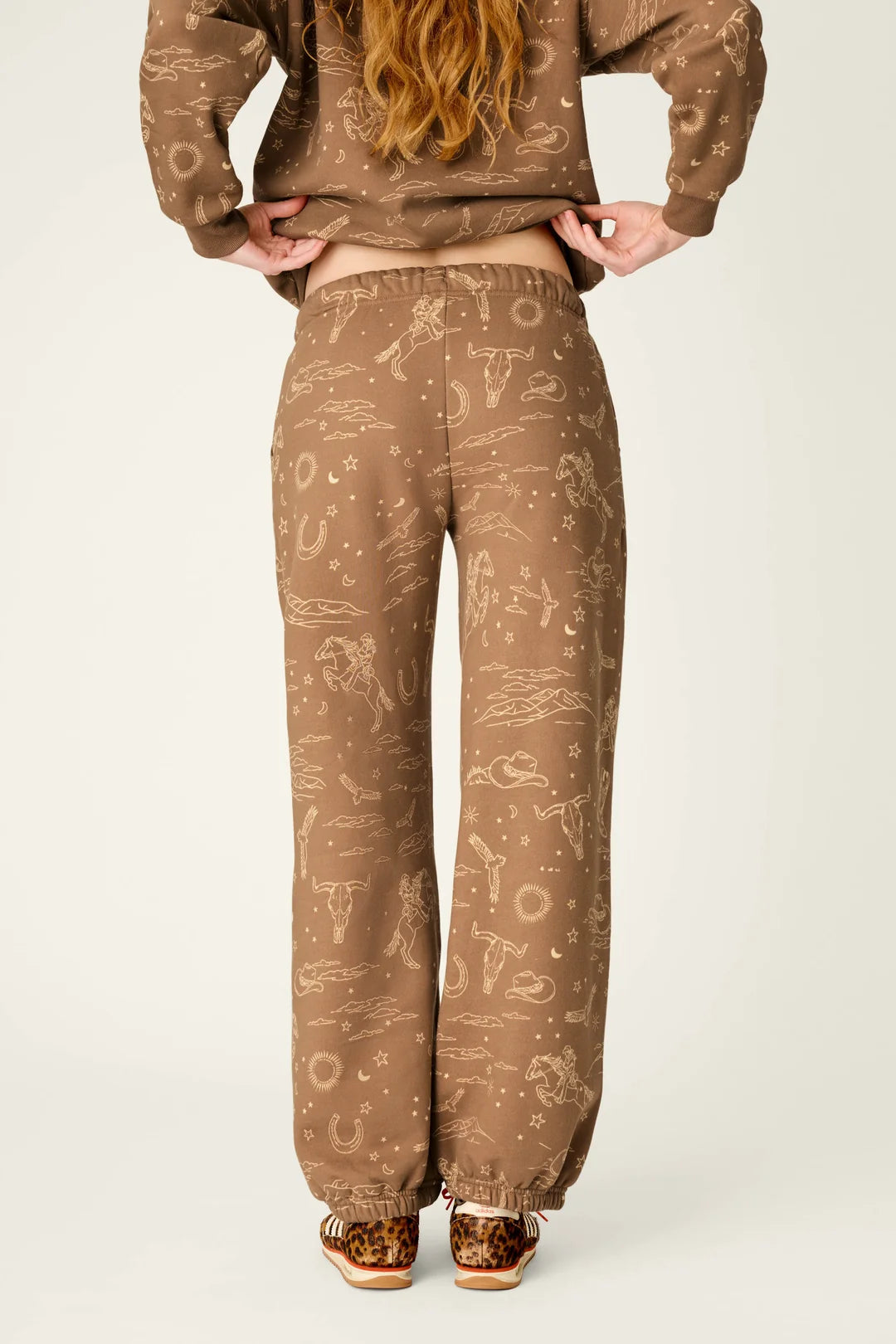 Ride 'Em Cowgirl Joggers - Taupe