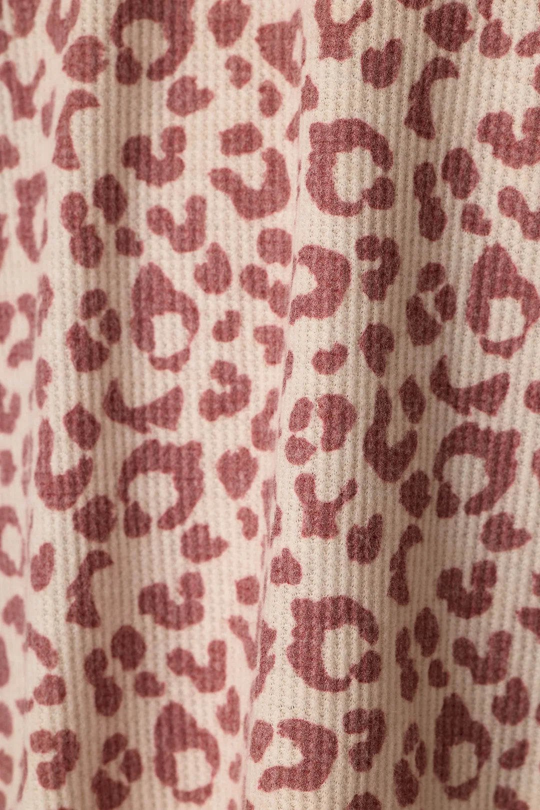 Boyfriend Leopard PJ Set - Dark Wine