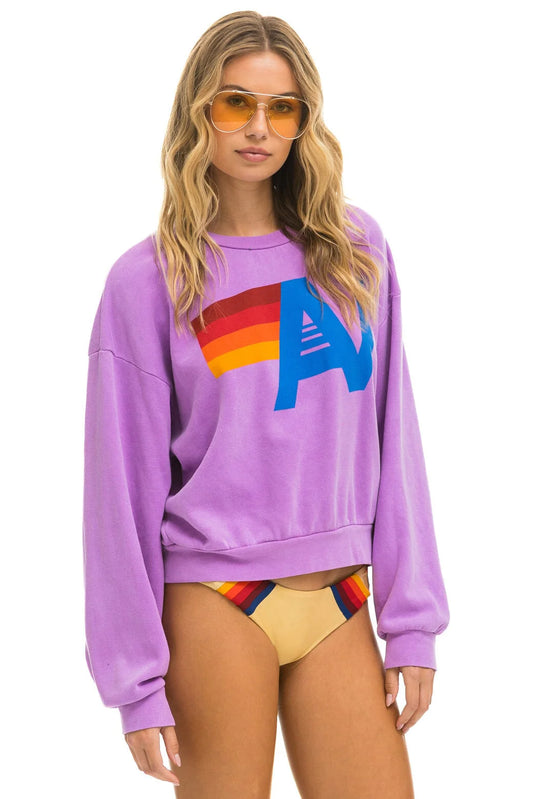 Logo Relaxed Crew - Neon Purple