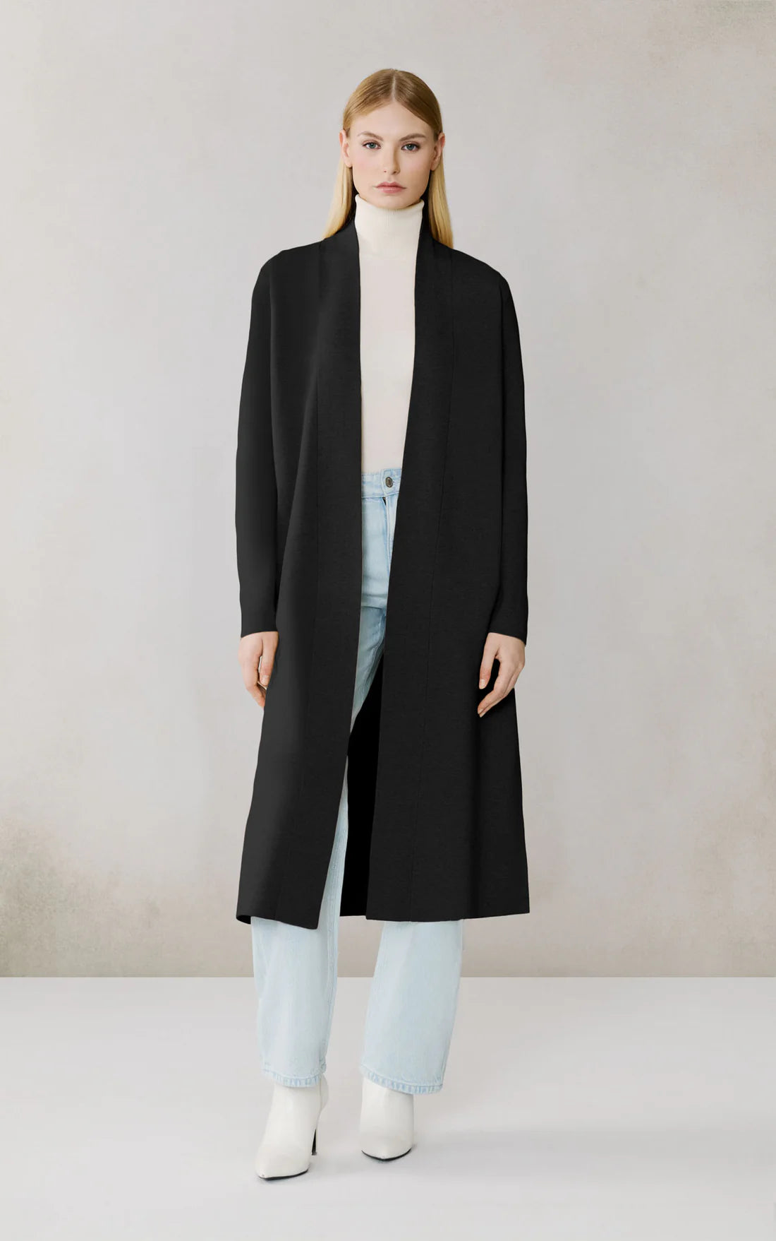 Zola Maxi Coatigan - Black