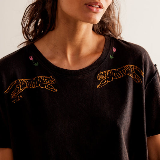 Horsin Around Tee - Night Combo Tiger