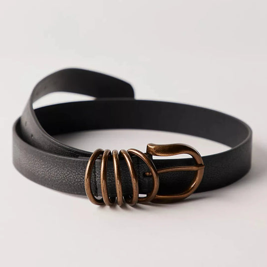 Rori Leather Belt - Black