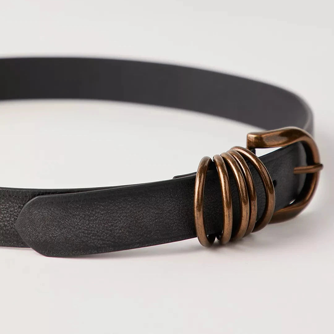 Rori Leather Belt - Black