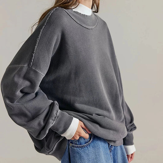 Palm Springs Pullover - Washed Black