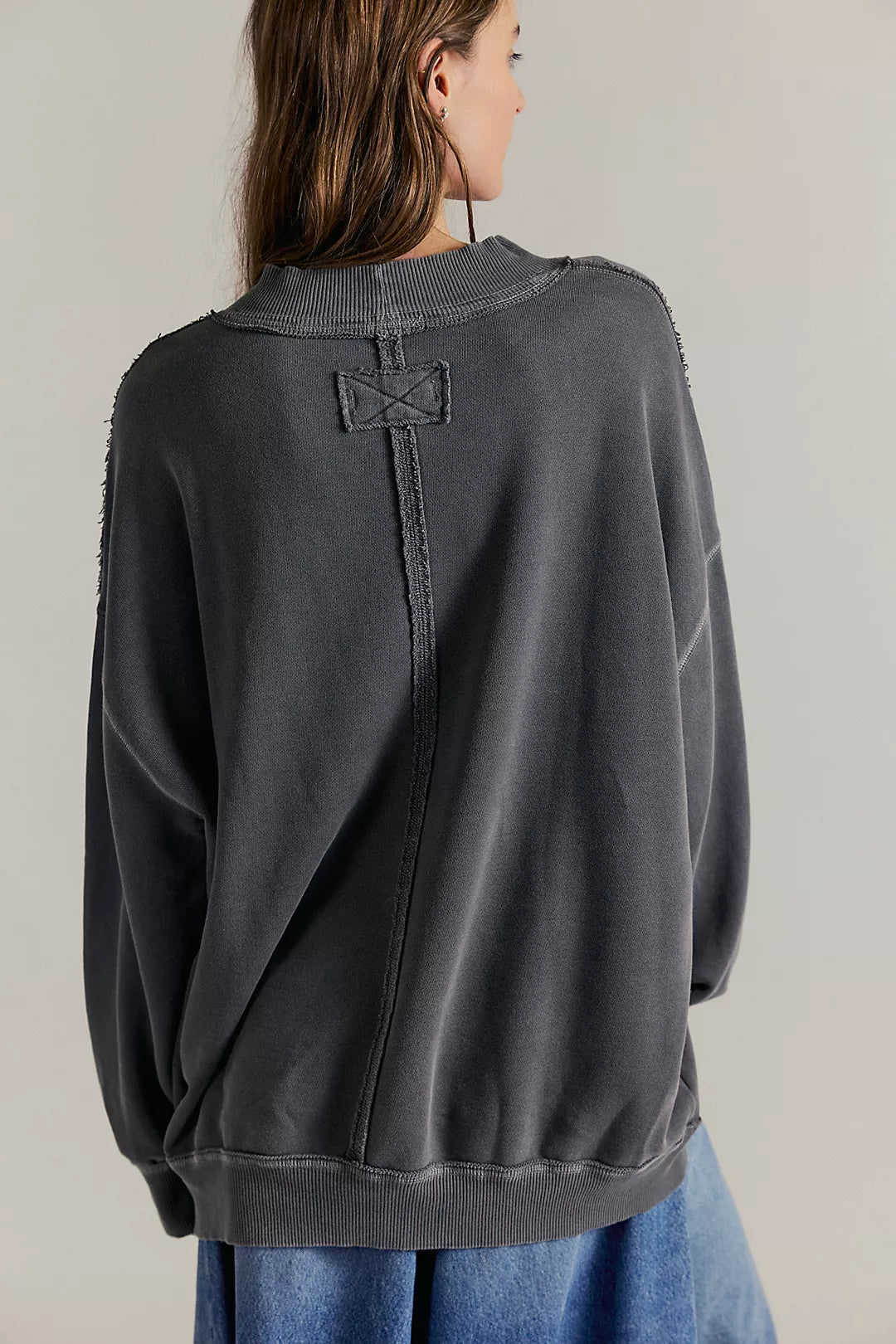 Palm Springs Pullover - Washed Black