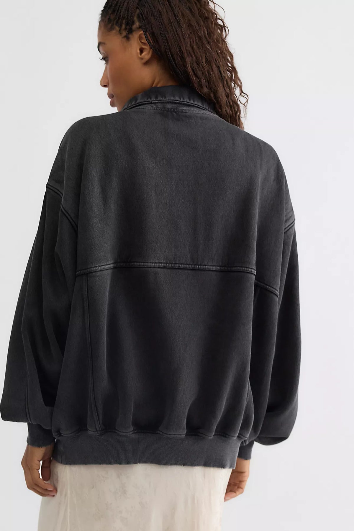 Banks Half-Zip - Soot Grey