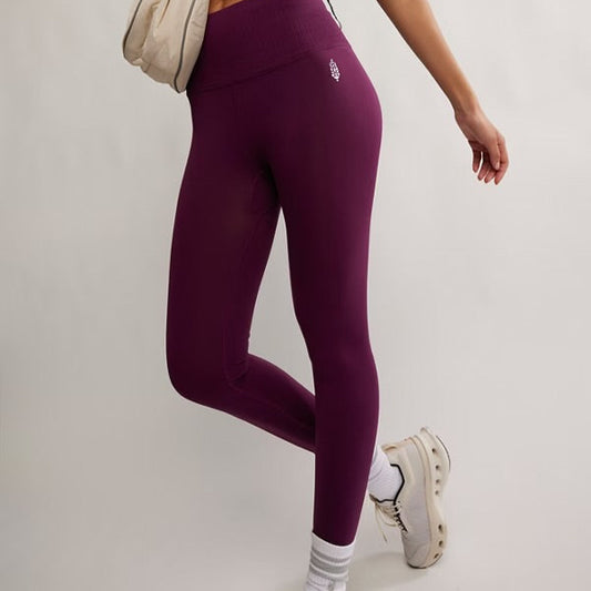 Good Karma Leggings - Black Cherry