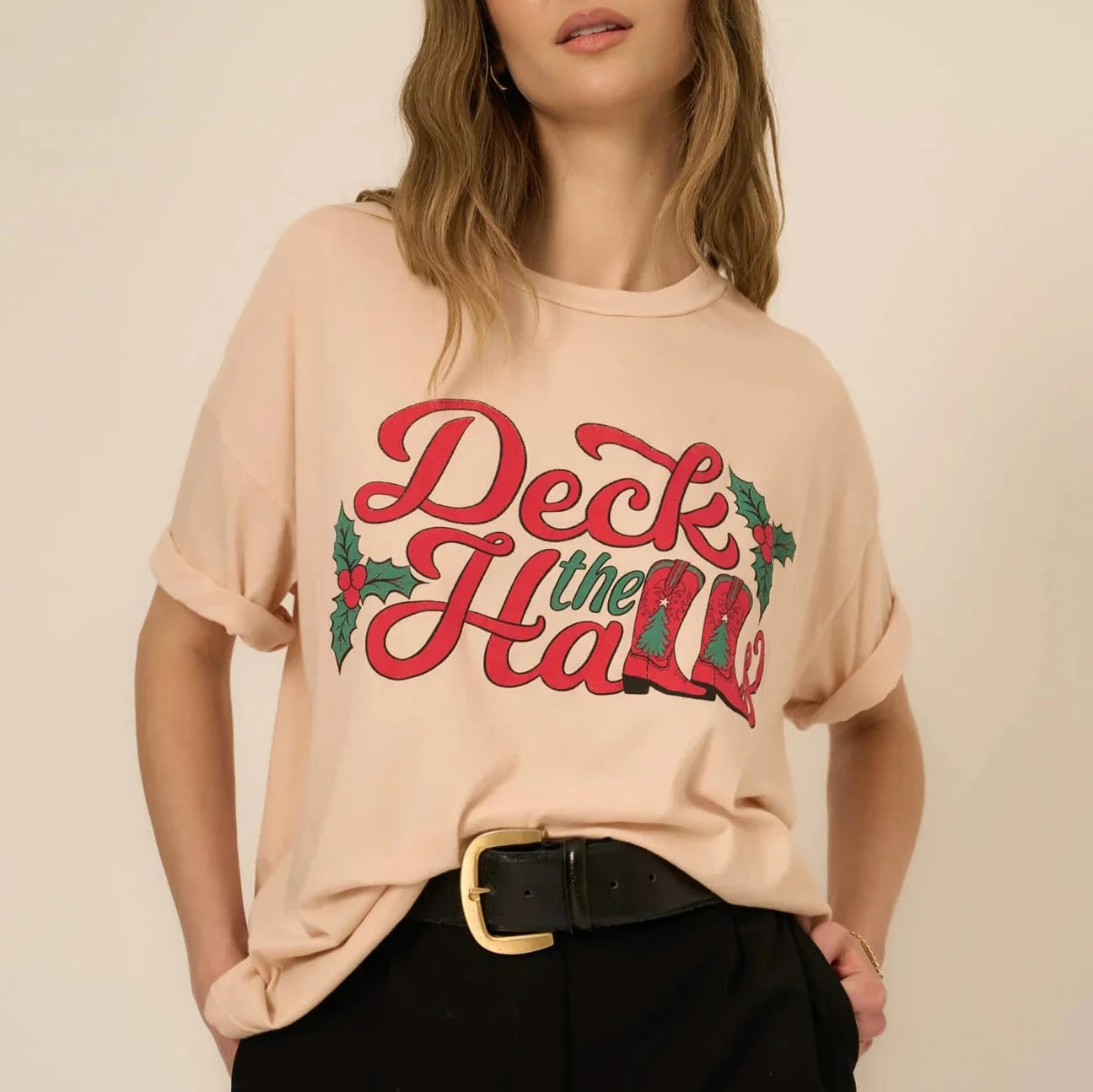 Deck the Halls Perfect Boyfriend Tee