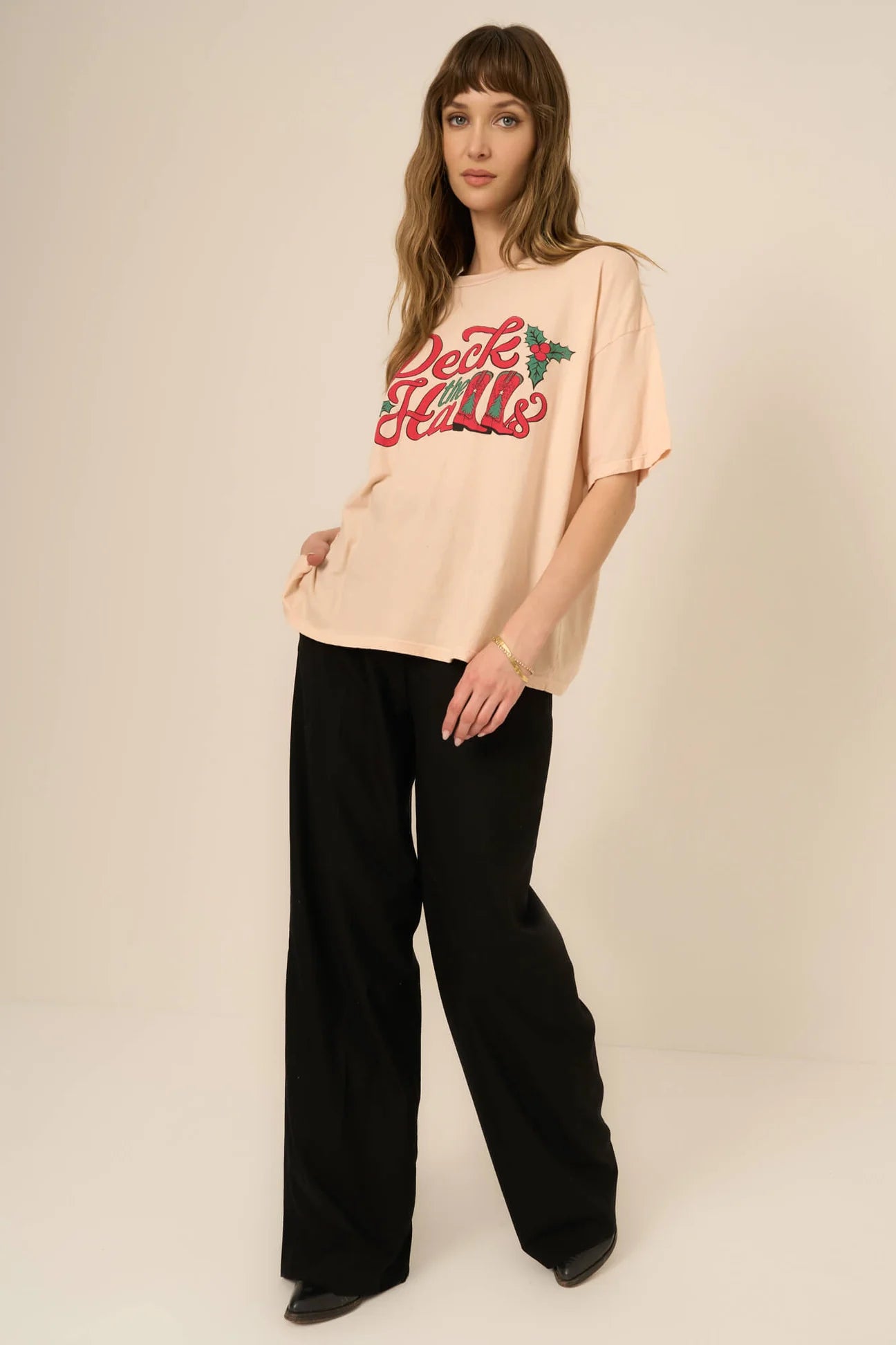 Deck the Halls Perfect Boyfriend Tee