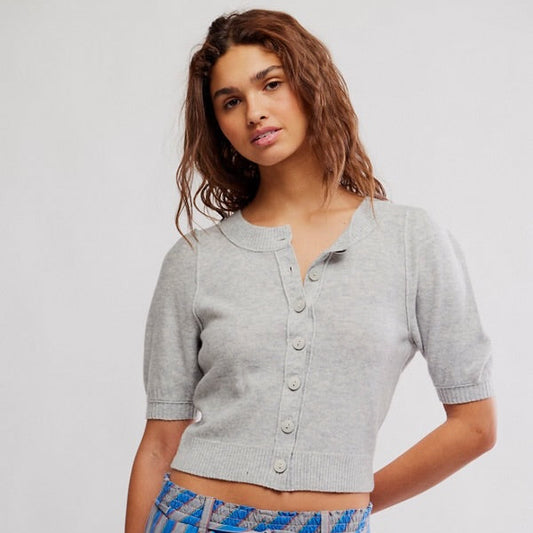 Isla Cardigan - Mineral Grey