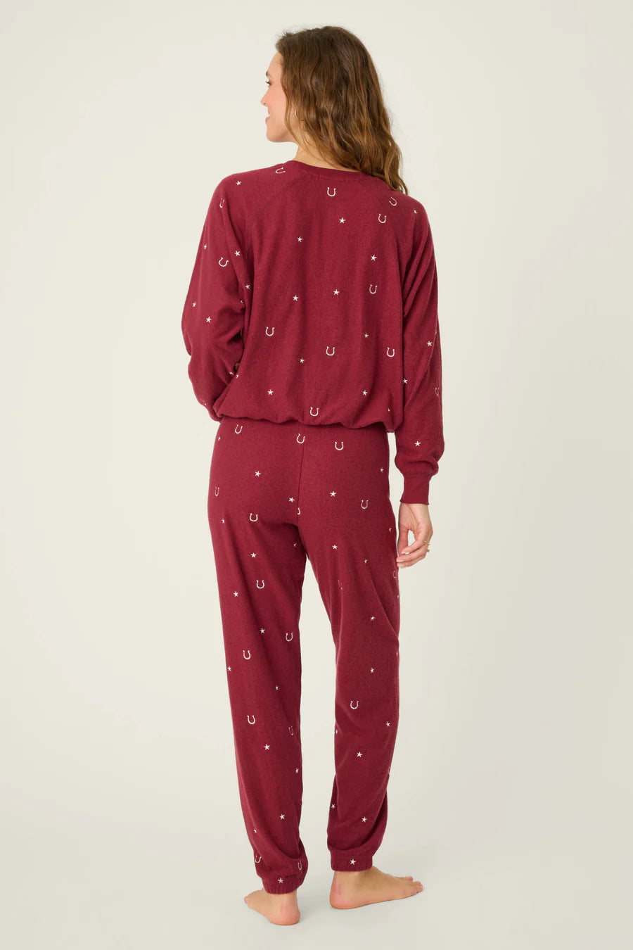 Hold Your Horses Horseshoe Embroidered Lounge Set