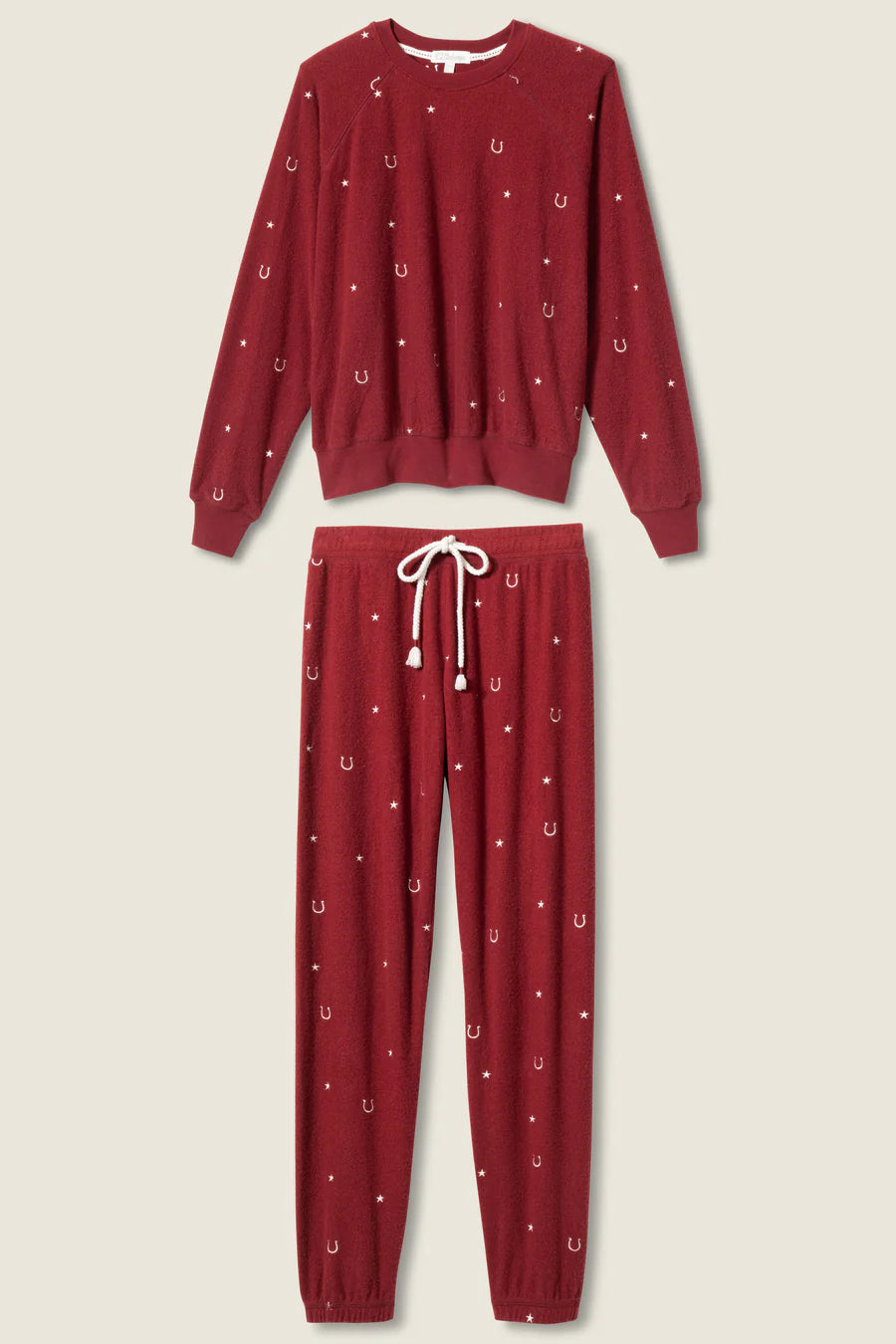 Hold Your Horses Horseshoe Embroidered Lounge Set