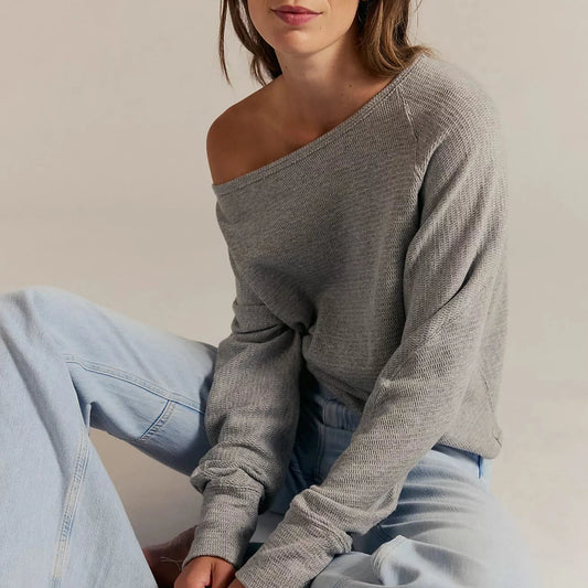 Jess Long Sleeve - Heather Grey