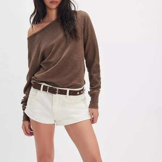 Jess Long Sleeve - Coco Brown Heather