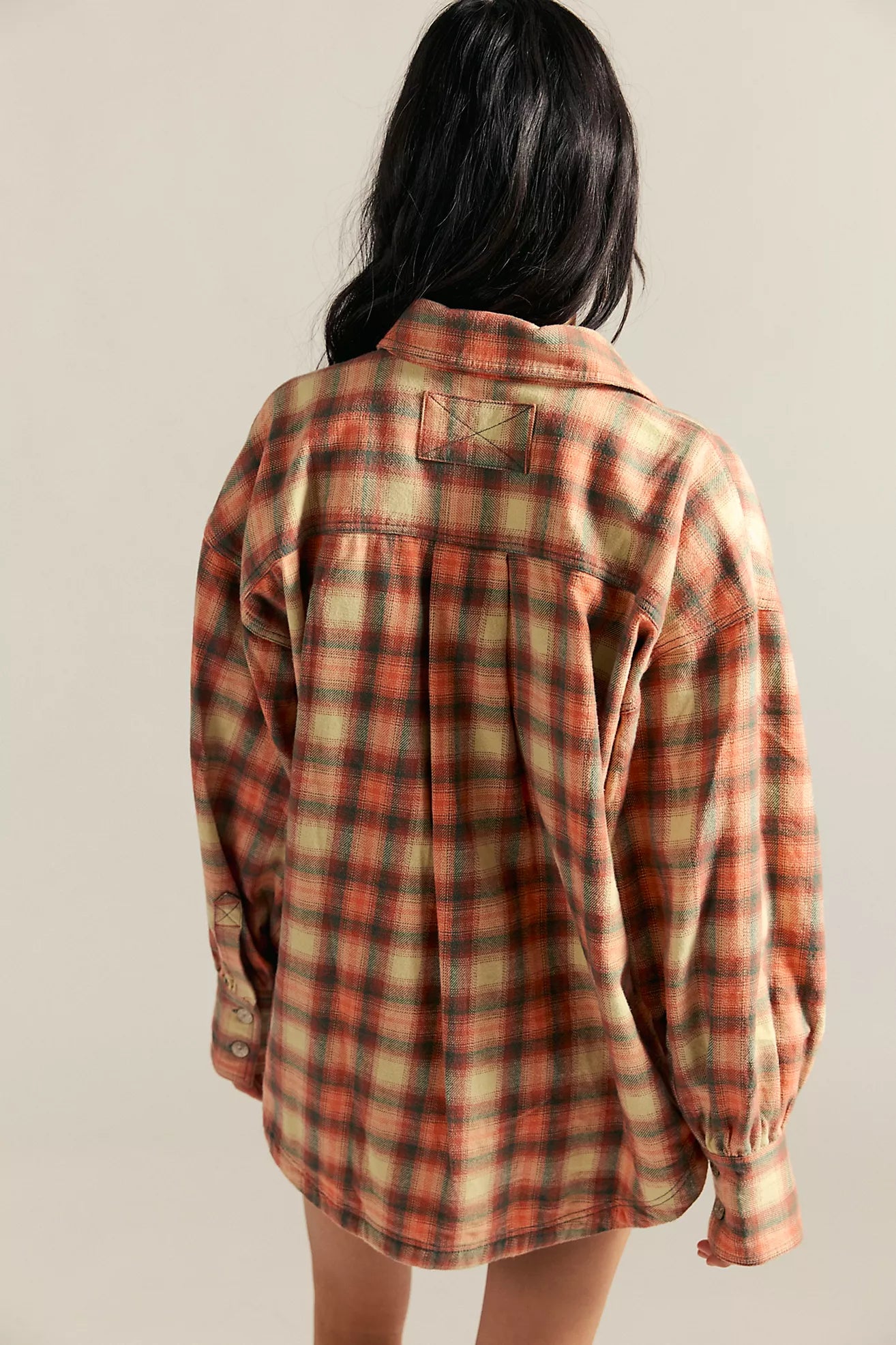 Ashley Plaid Shirt - Sand Plaid Gia