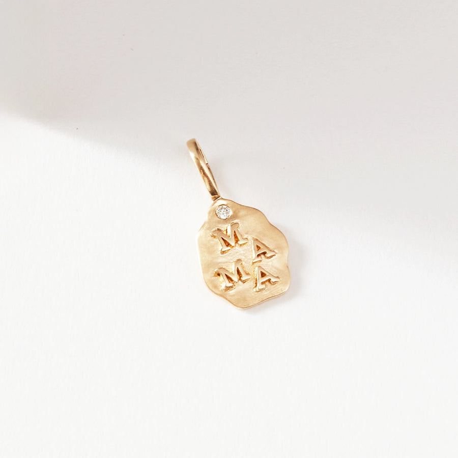 The Mama Charm - Yellow Gold