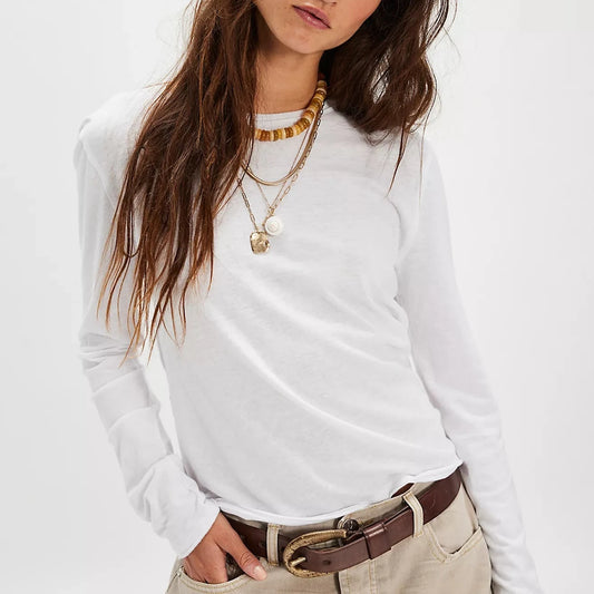 Nova Tee Long Sleeve - Ivory