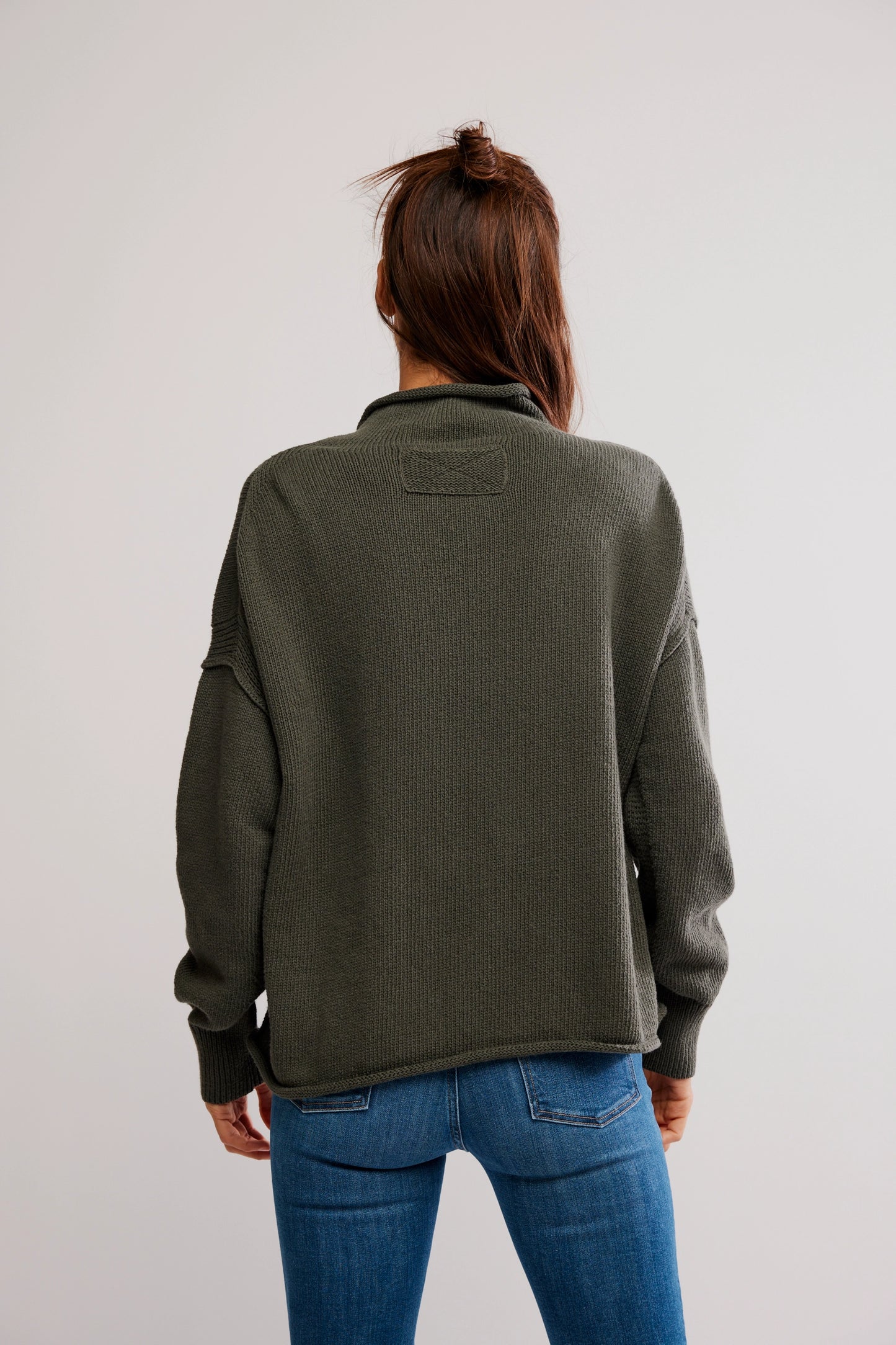 Torres Roll Neck Sweater - Army