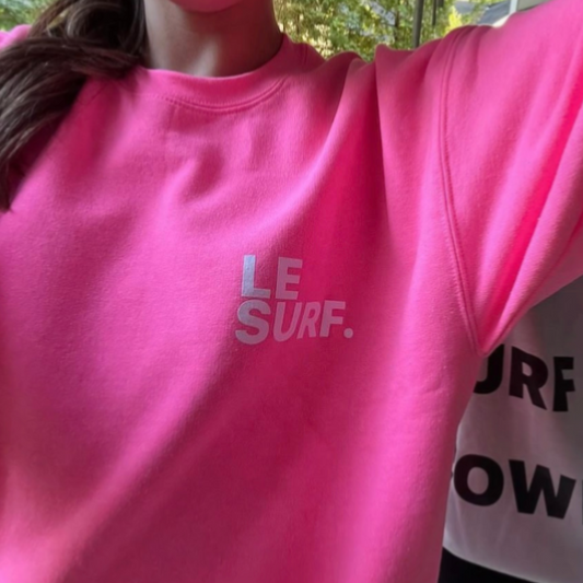 Le Surf Sweatshirt - Neon Pink