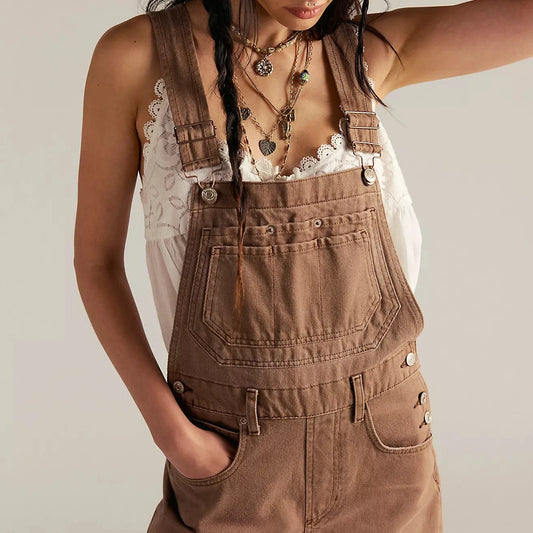 Deep Trance Overalls - Brown Sugar