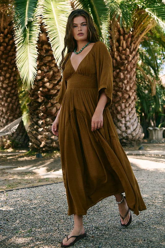 Dixie Maxi - Bronze Brown
