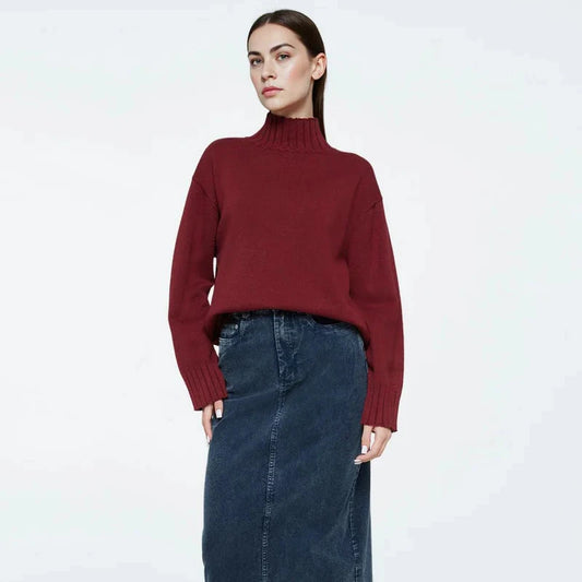 Darcys Turtleneck - Merlot