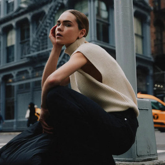 Naja Knit Vest - Turtledove