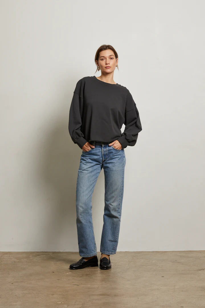 Zayne French Terry - Vintage Black