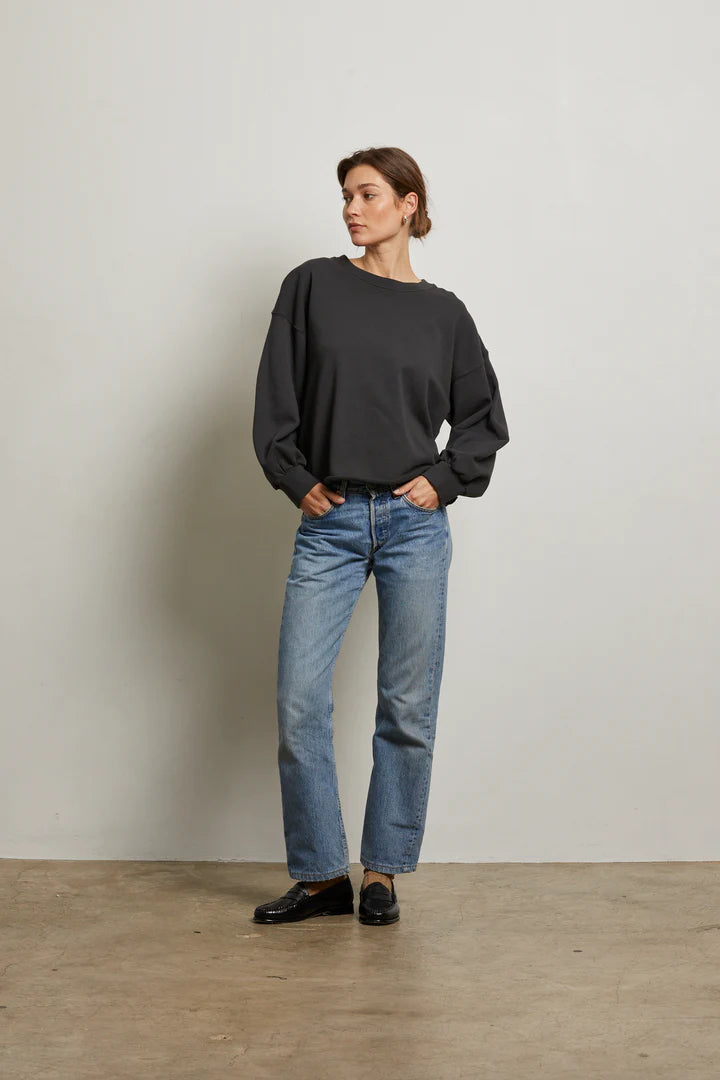 Zayne French Terry - Vintage Black
