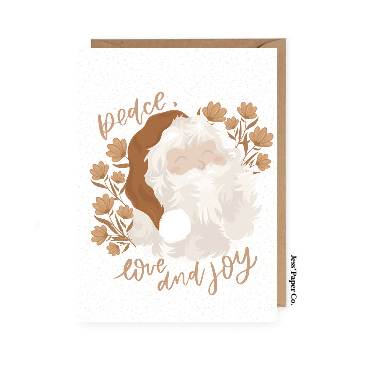 Vintage Santa Christmas Card