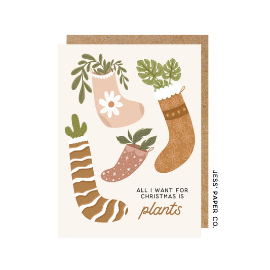 Plant Christmas Card