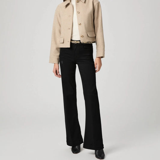 Leenah Wide Leg - Black Shadow