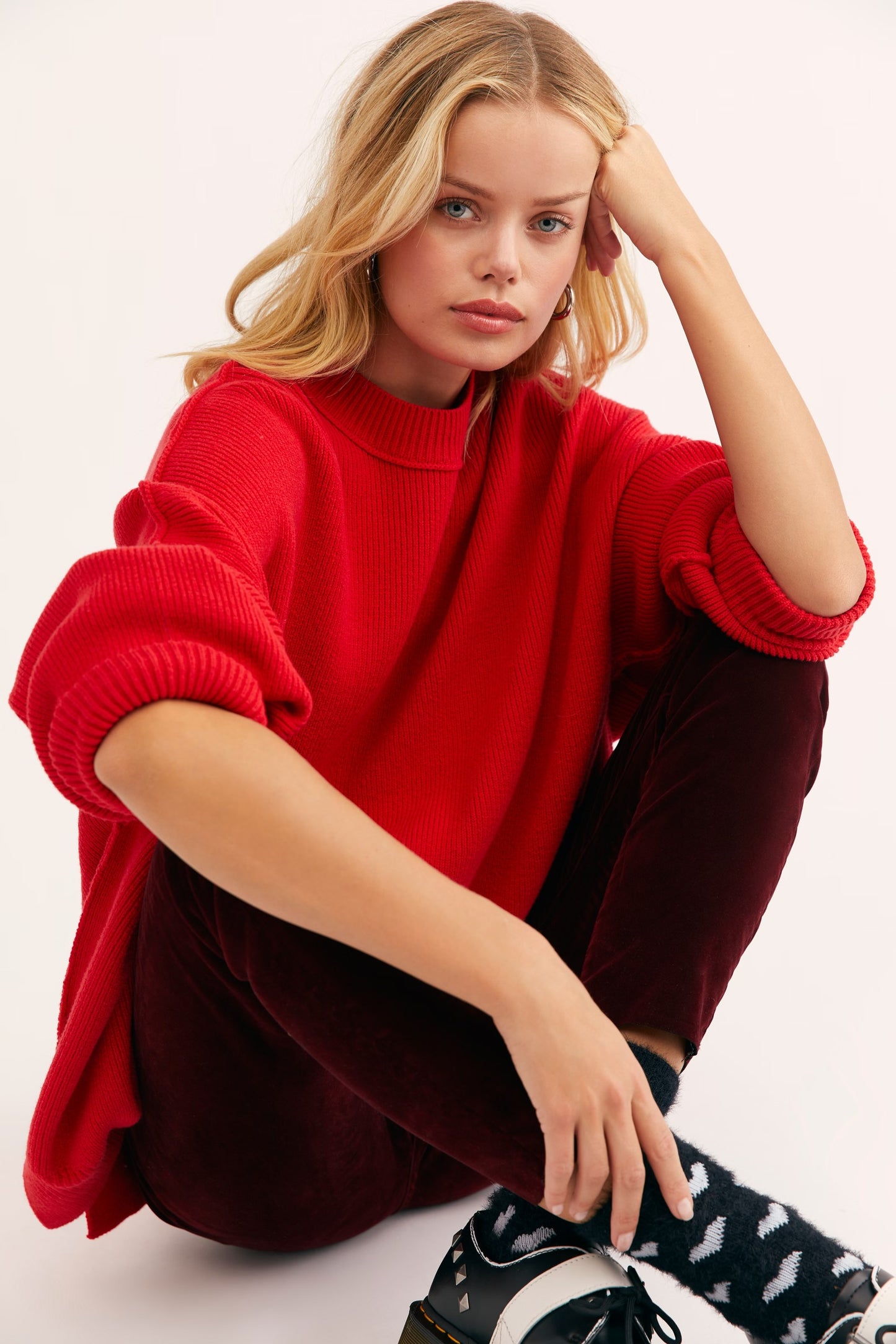Easy Street Tunic - Cherry