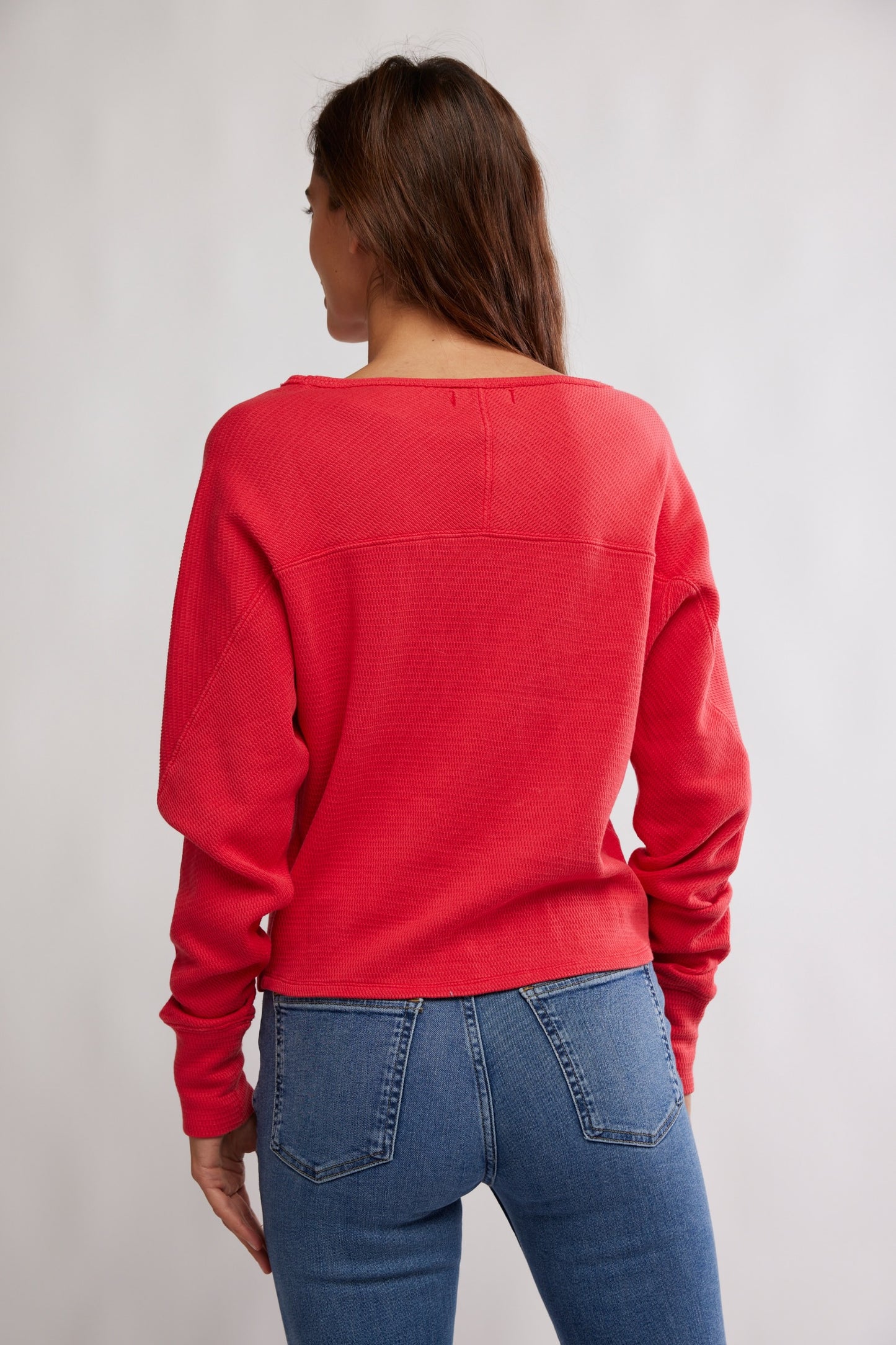 Jess Long Sleeve - Salsa
