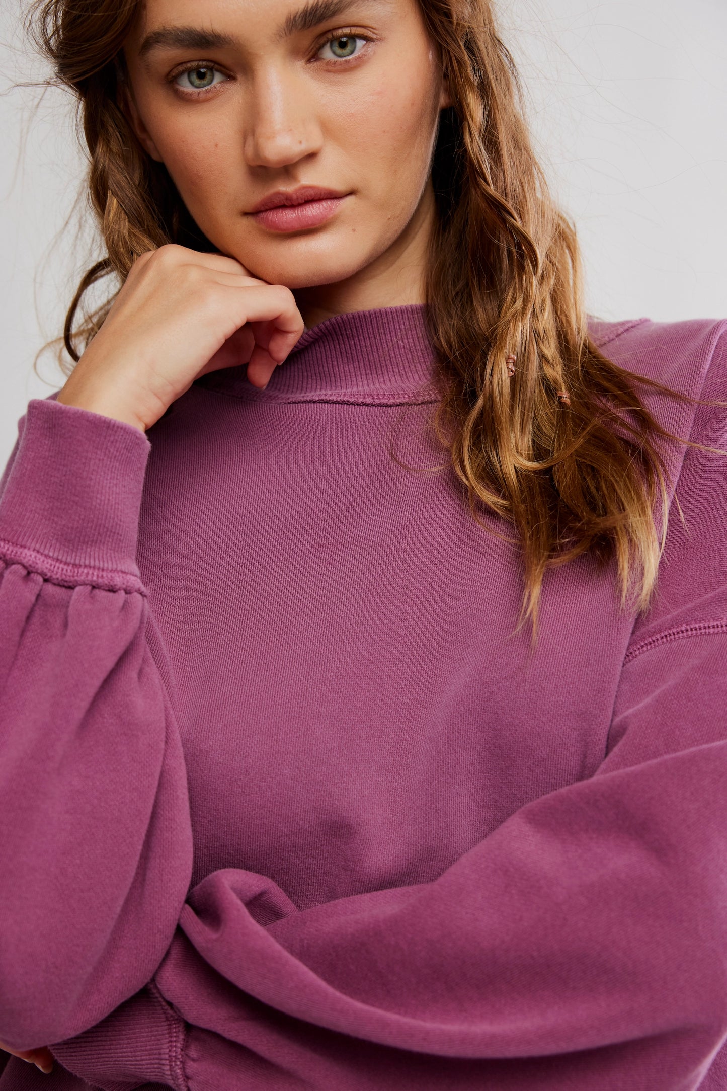 Palm Springs Pullover - Damson