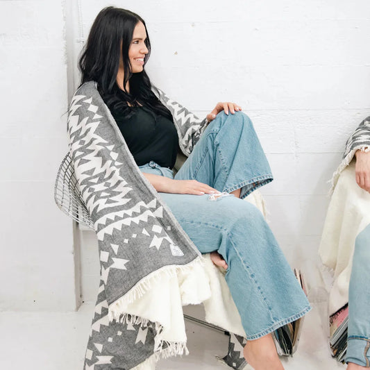 The Coast Fleece Throw - Granite
