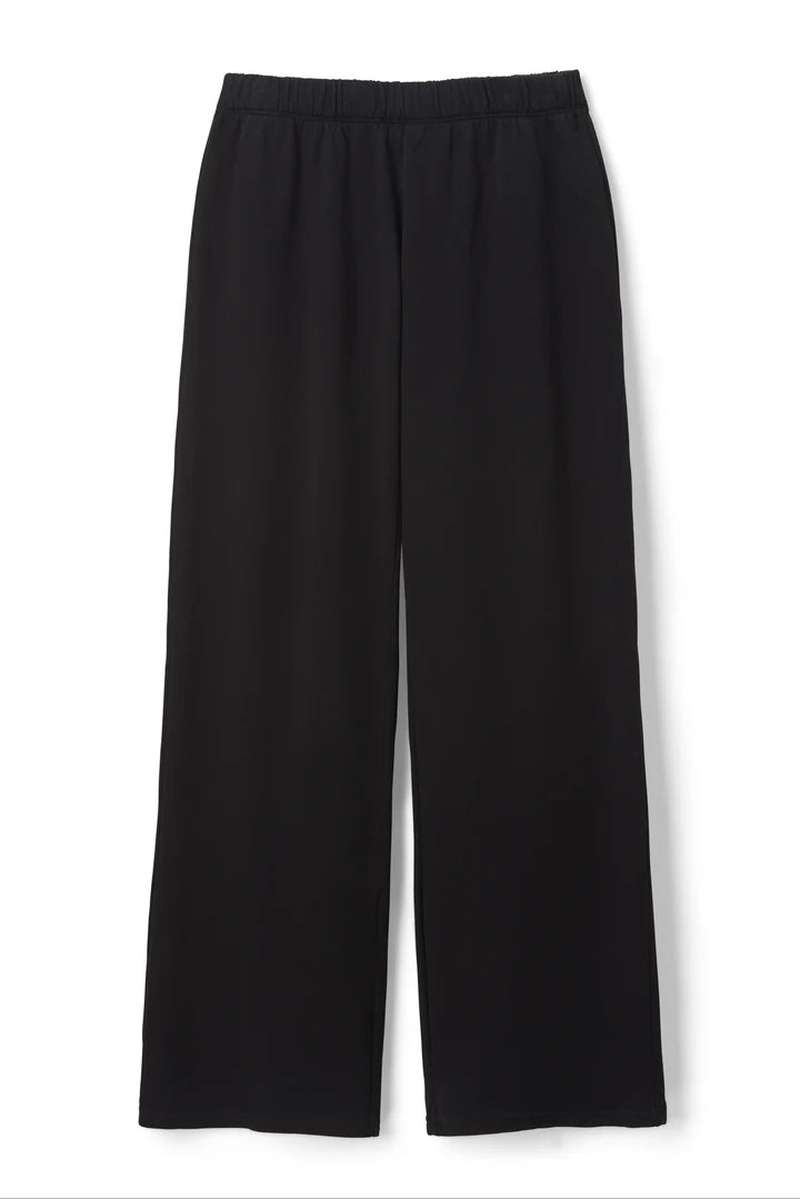 Nora French Terry Pant - True Black