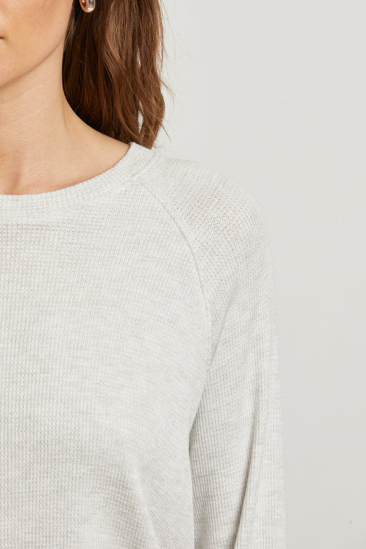 Cooper Waffle Long Sleeve - Ash