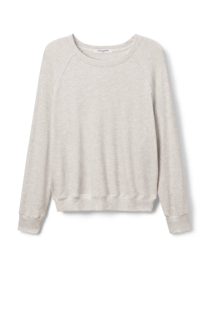 Cooper Waffle Long Sleeve - Ash