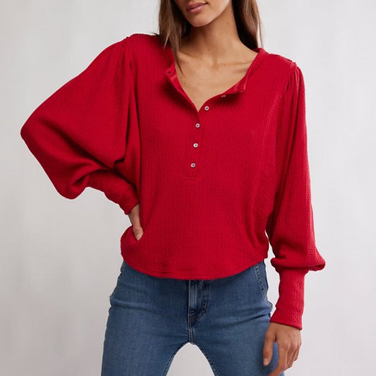 Quinn Knit Thermal - Salsa