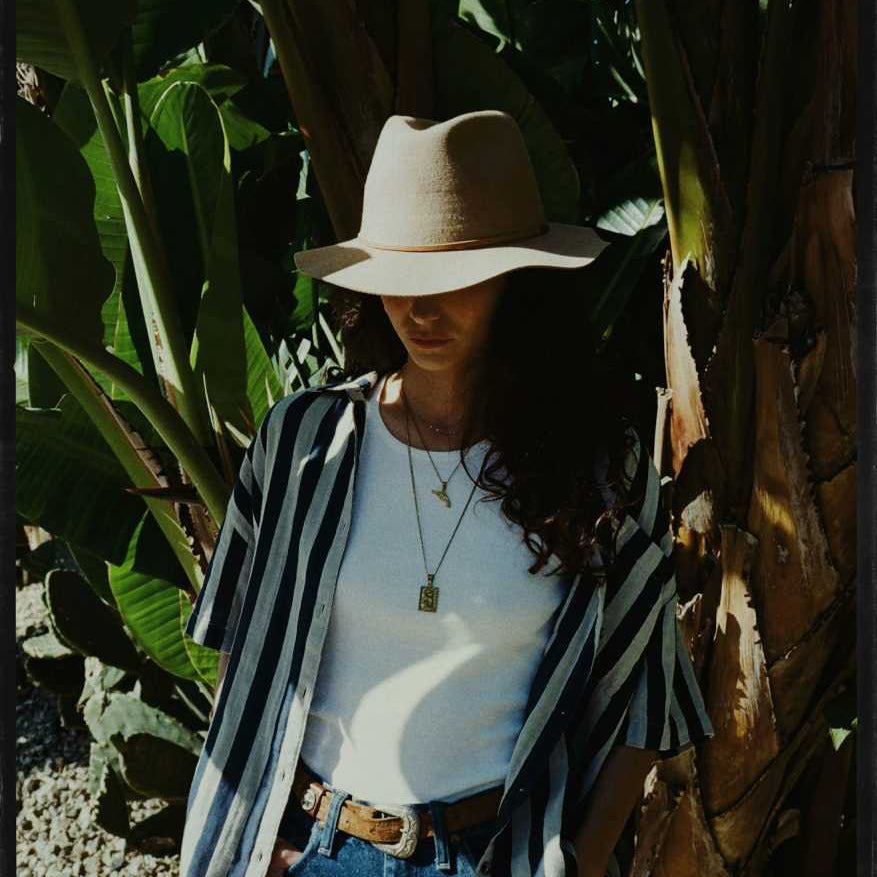 Wesley Fedora - Light Tan